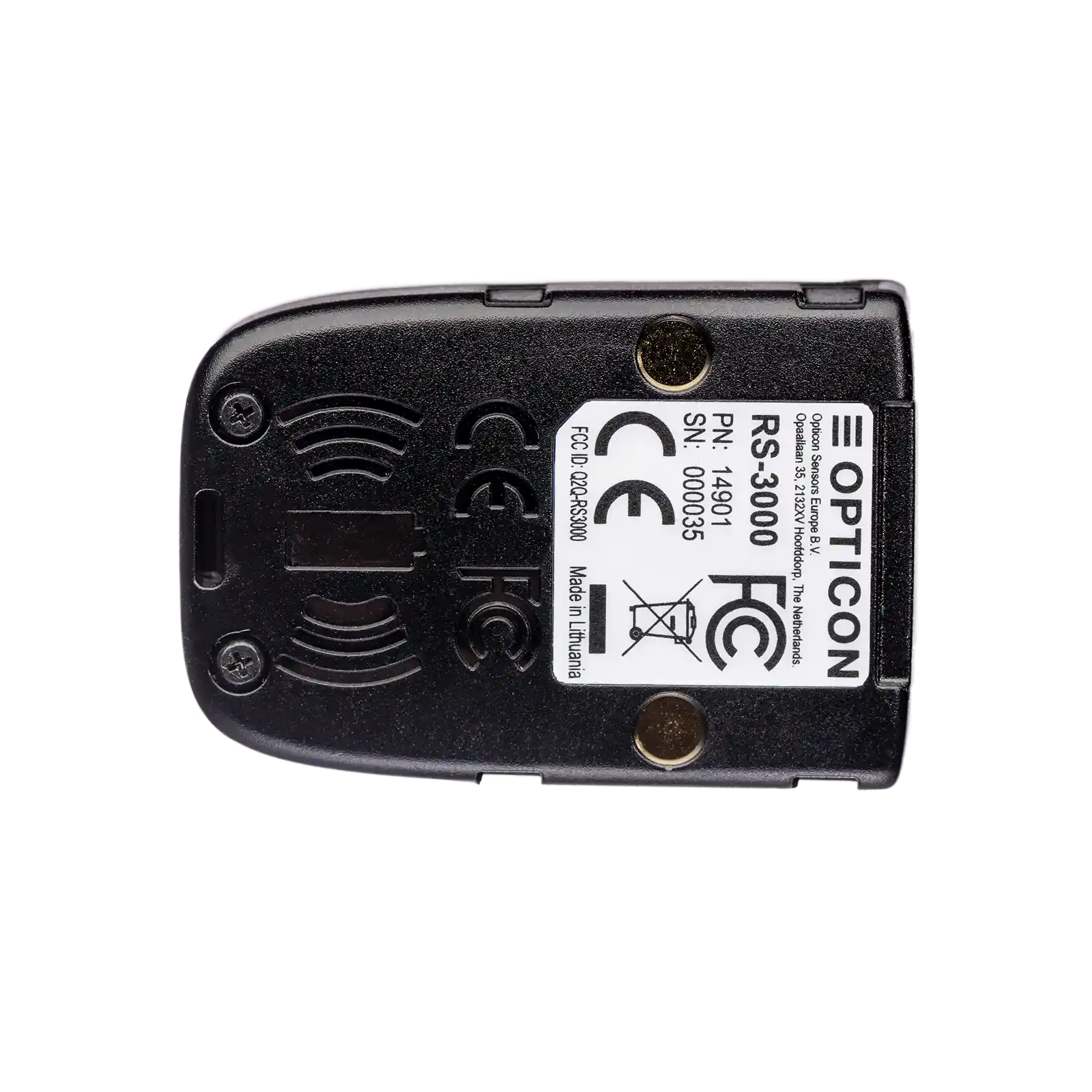 RS-3000 vista inferiore con USB-C